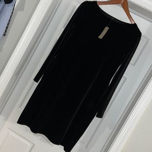 NWT - Jcrew velvet dress - black - size Medium
